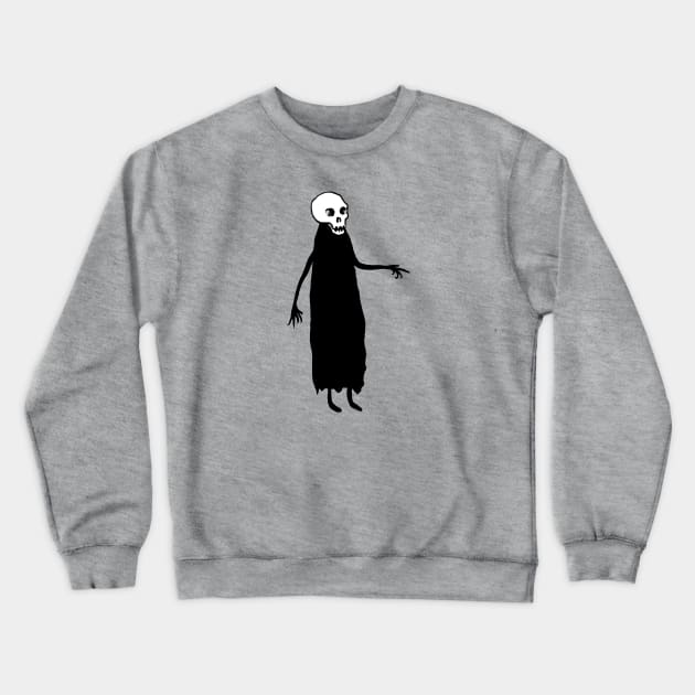 Skeleton Spirit Crewneck Sweatshirt by TheresaFlaherty